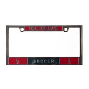 USC Trojans Chrome SC Interlock Soccer License Plate Frame